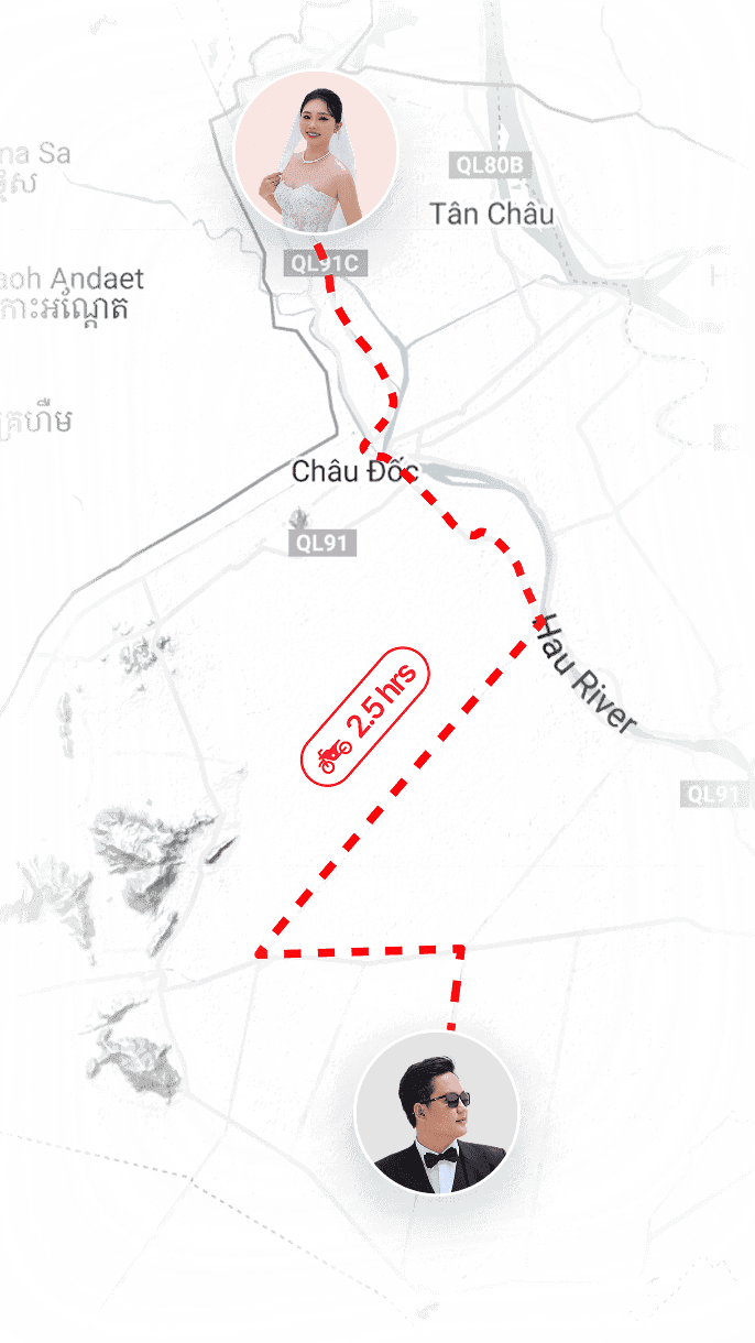 Detailed map for mobile devices